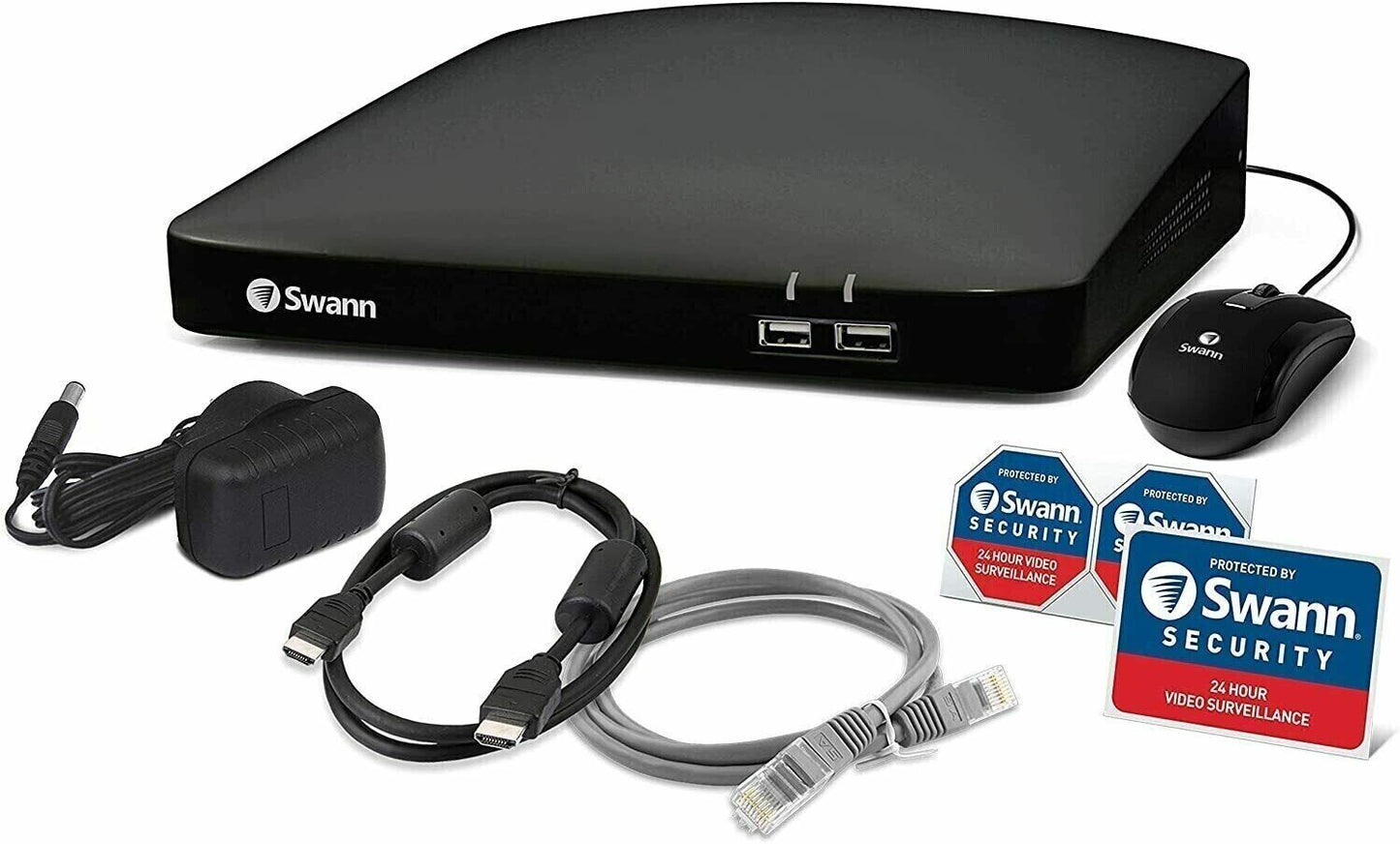 Swann DVR Security Camera Recorder with 2TB HDD, 16 Channels, 1080p Full HD 4680