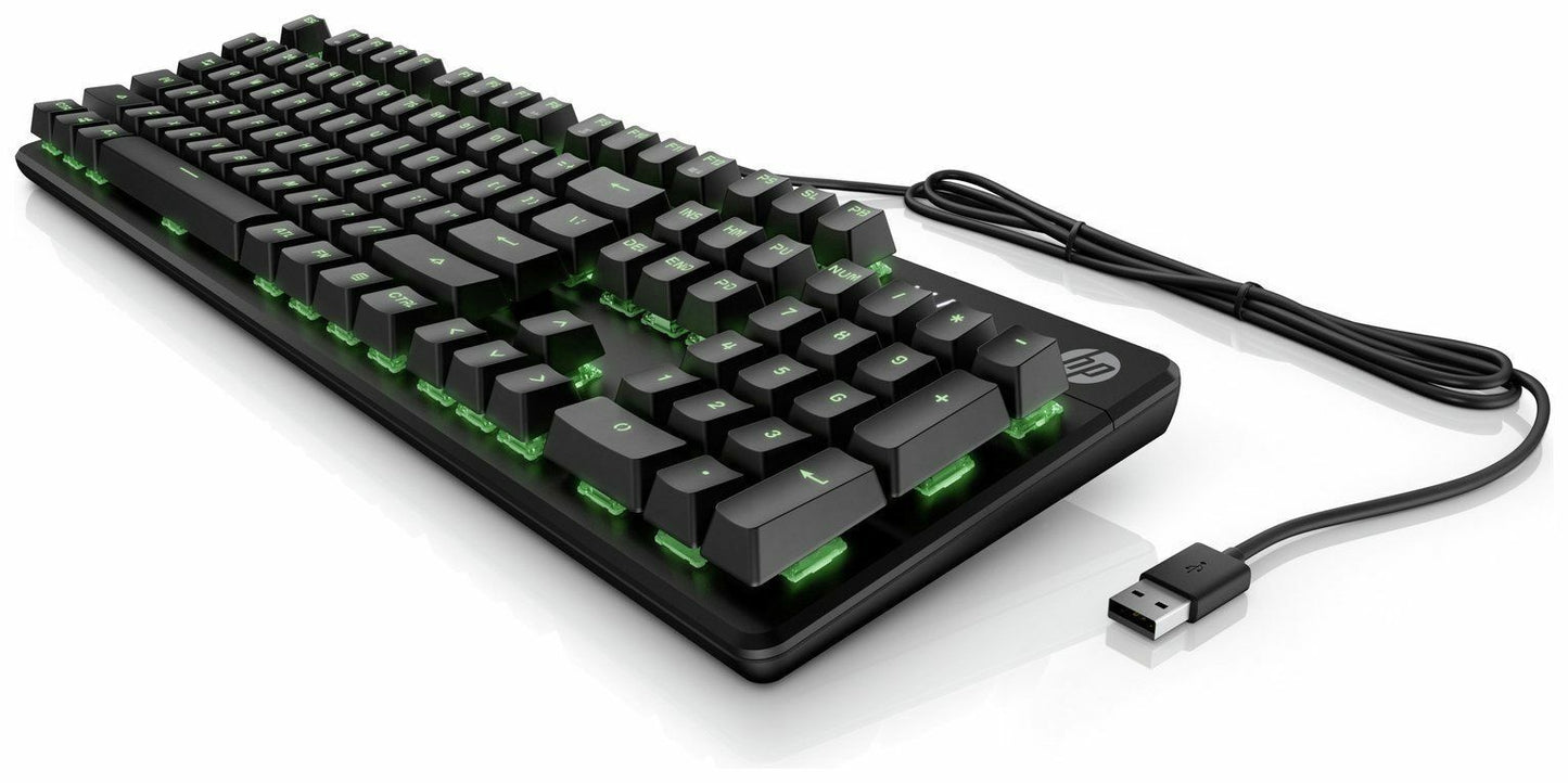 HP Pavilion 500 Gaming Keyboard Wired Back light Quiet Red Mechanical Switches