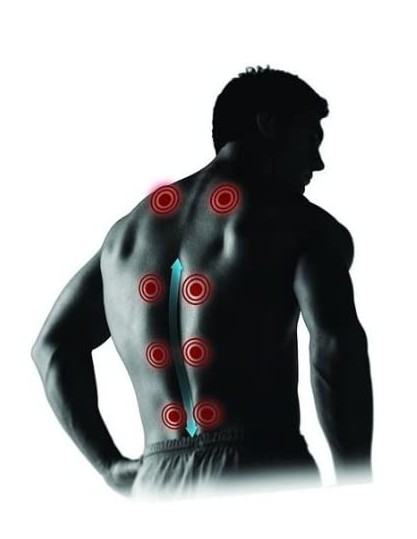 Homedics Foldable Luxury Shiatsu and Vibration with Heat Massager Cushion Black