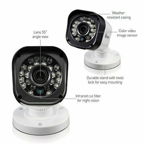 Swann PRO-T835 CCTV Bullet Camera 720P Home Security TVI AHD CVBS IR Outdoor x1