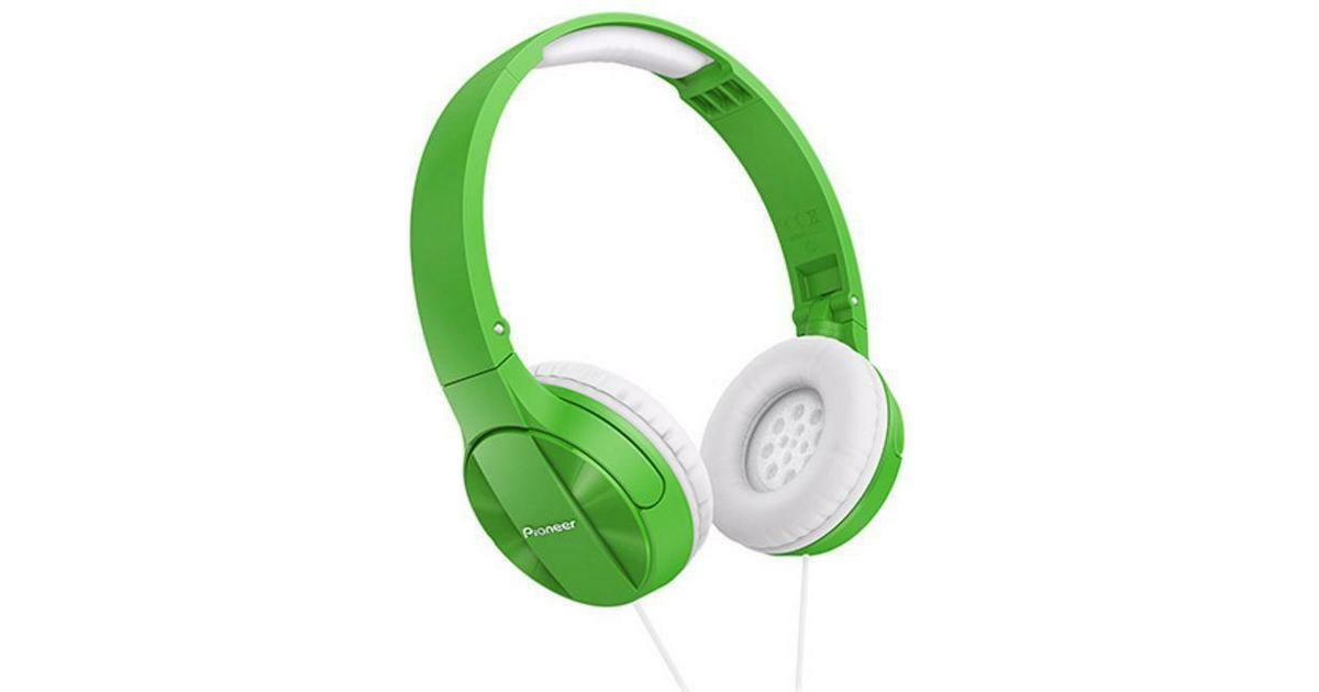 Pioneer Wired Lightweight Stereo Headphones Foldable Padded Adjustable Headband