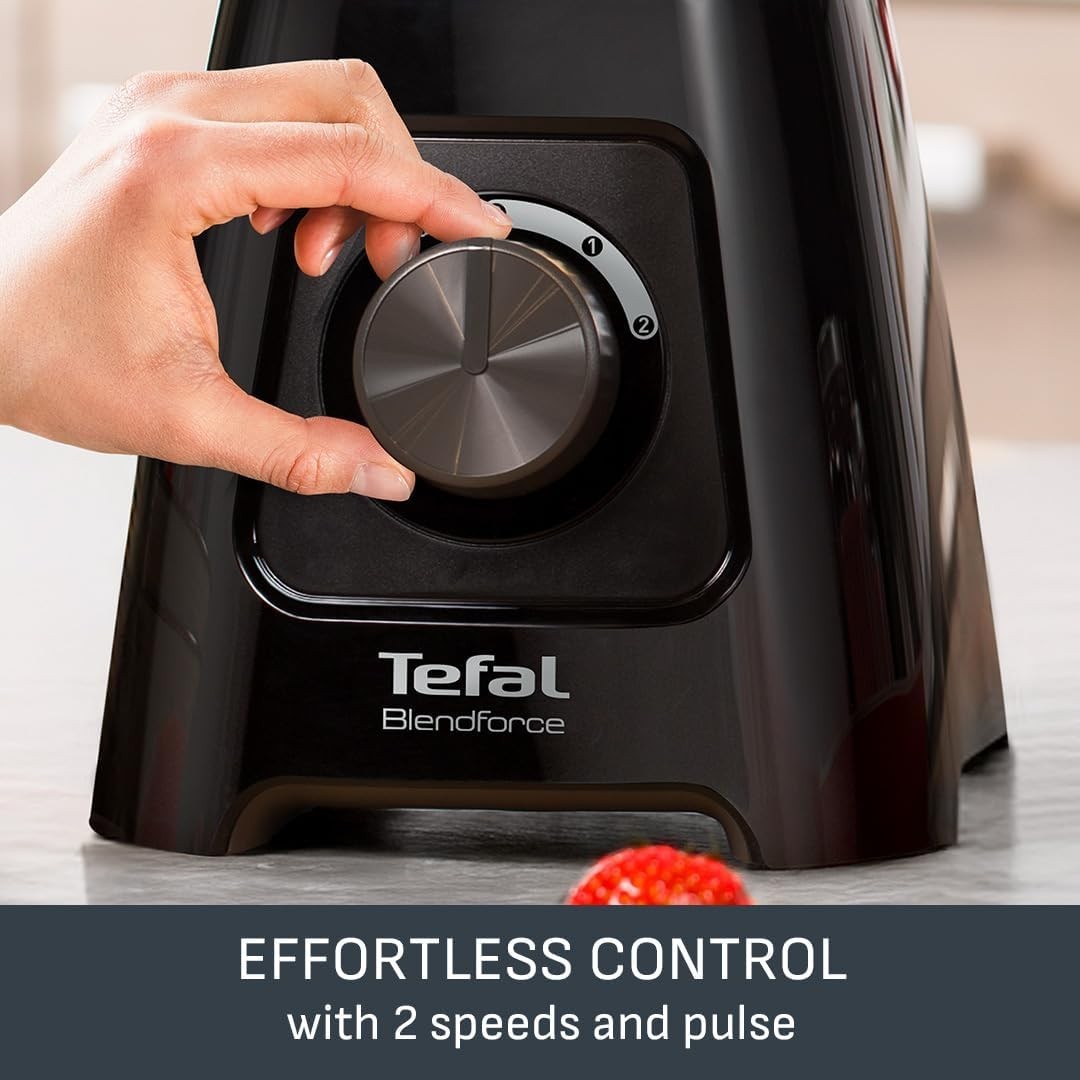 Tefal Blendforce II 600W 2-Speed Blender - Black BL420840