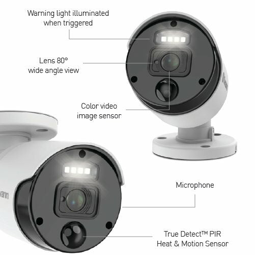 Swann CCTV Bullet Camera 875WLB MasterSeries 4K Network PoE for Outdoor Security