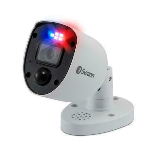 Swann DVR CCTV Kit 5680 8 Channel 4K UHD 2TB HDD Enforcer Warning Light 4 Camera