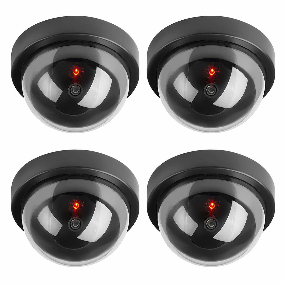 Dummy CCTV Bullet Cameras With Flashing LED Deter Crime For Indoor/Outdoor