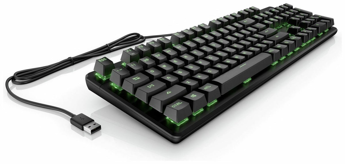 HP Pavilion 500 Gaming Keyboard Wired Back light Quiet Red Mechanical Switches