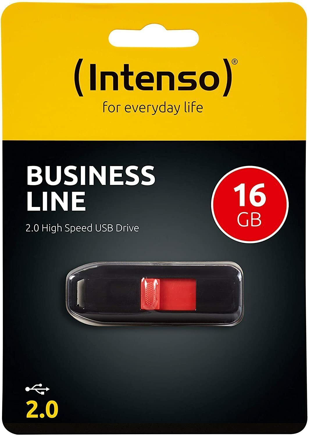 Intenso Memory Stick Sliding Retractable Ultra Fast Speed USB Flash Drive 16GB