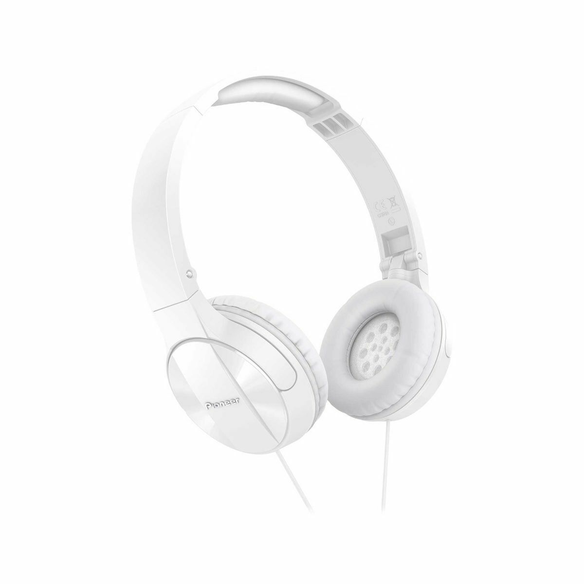 Pioneer Wired Lightweight Stereo Headphones Foldable Padded Adjustable Headband