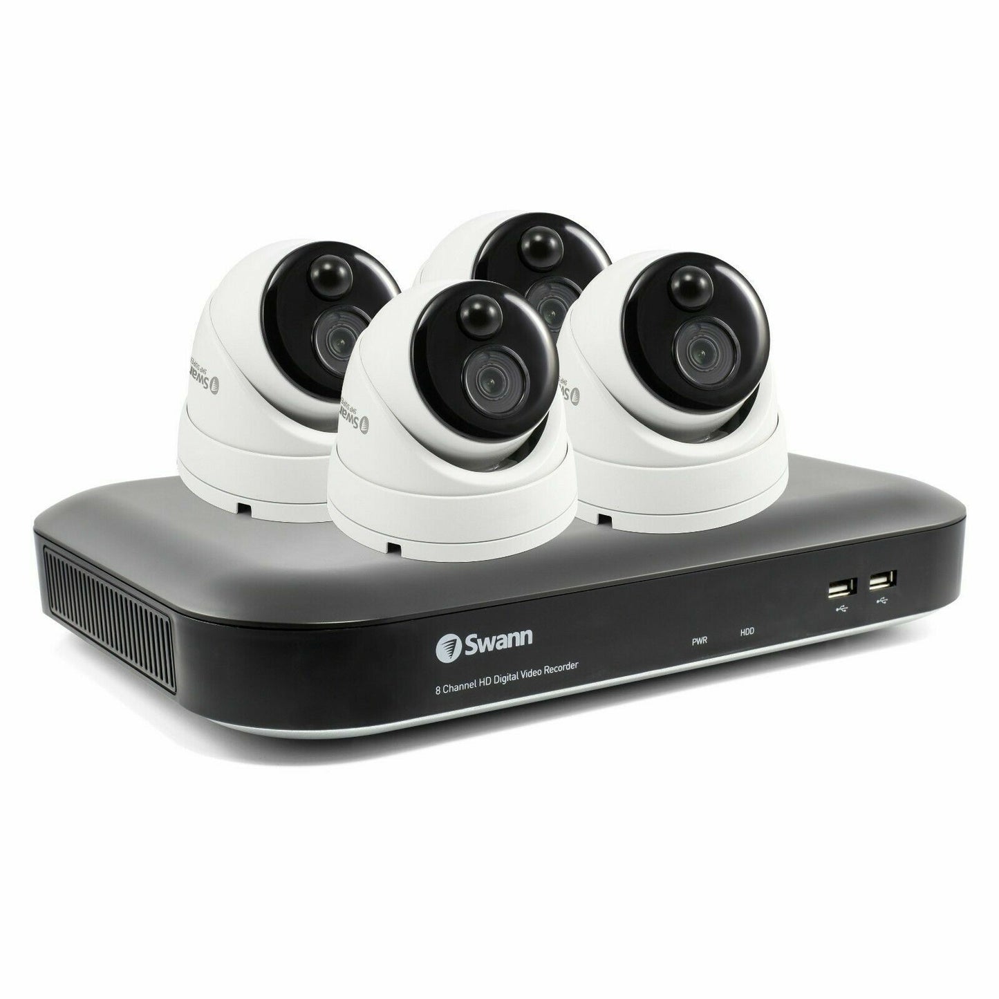 Swann CCTV Kit DVR8 4780 8 Channel 1TB Super HD DVR 3MP Thermal Sensing Cameras