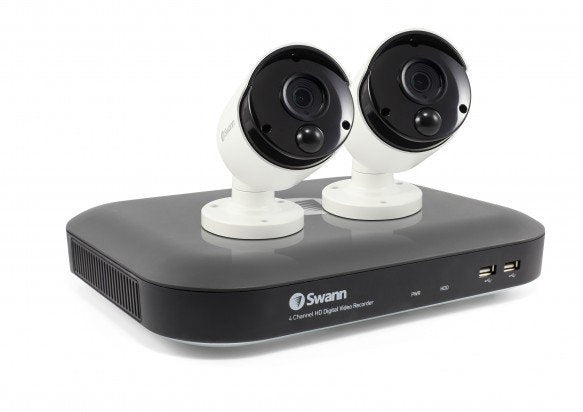 Swann DVR CCTV Kit DVR8 4780 8 Channel 2TB Super HD 3MP Thermal Sensing Cameras