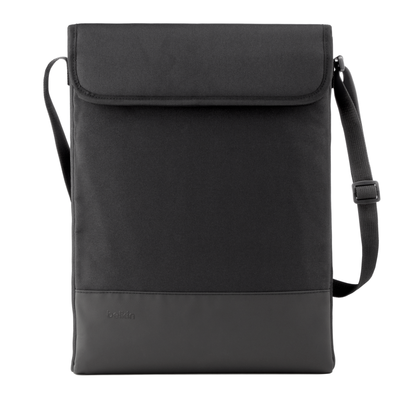 Belkin 14-15" Laptop Bag with Shoulder Strap – Fits MacBook, Dell, iPad – Black
