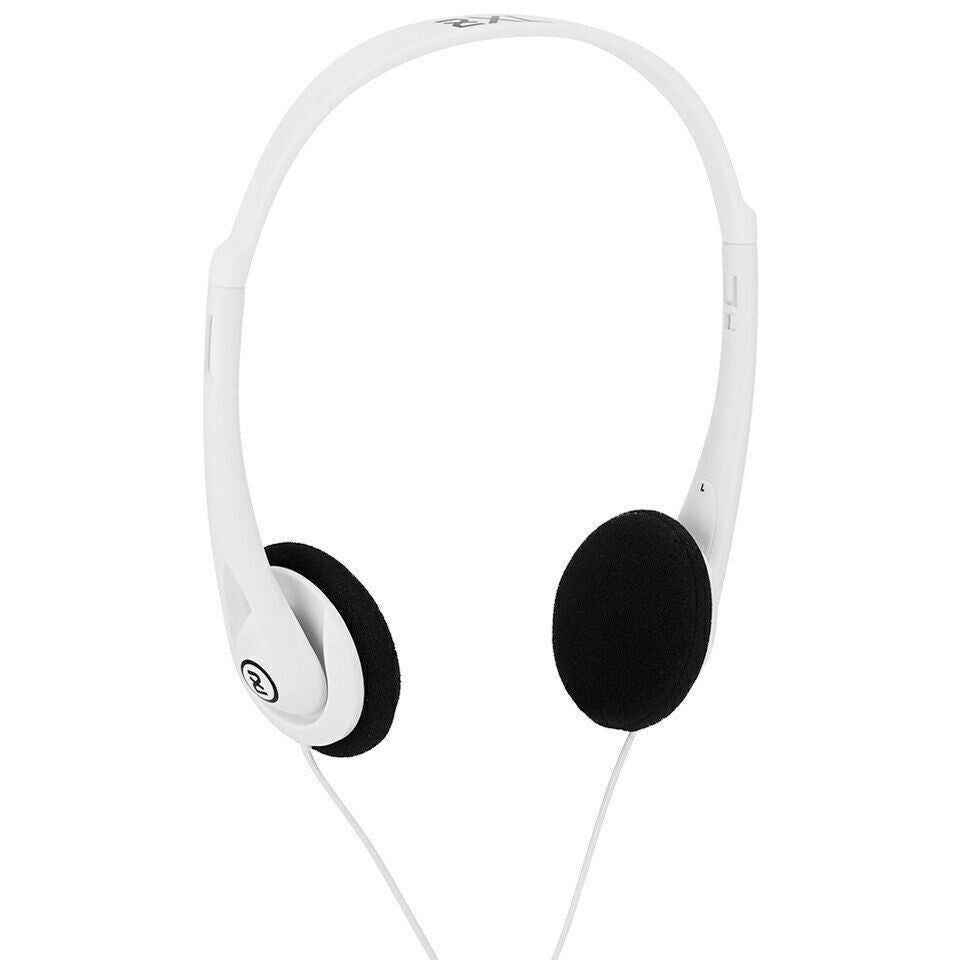 Skullcandy Wired Lightweight Stereo Headphones 3.5mm On-Ear White iPhone/Android