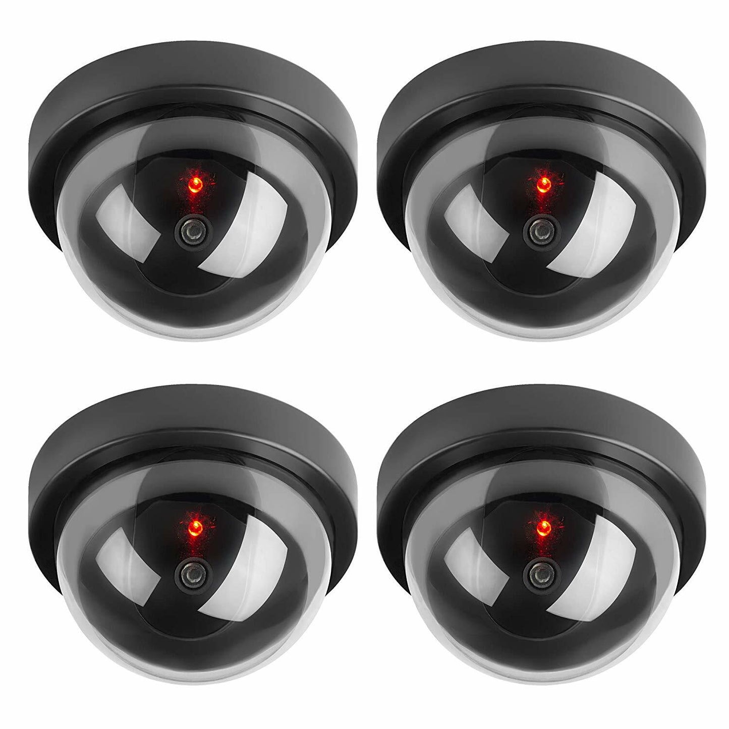 Dummy CCTV Bullet Cameras With Flashing LED Deter Crime For Indoor/Outdoor