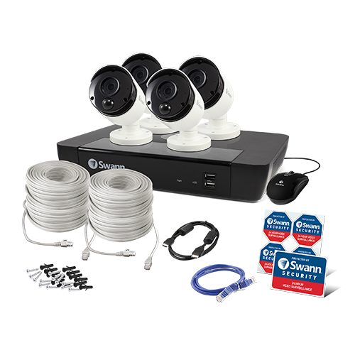 Swann Smart System PoE Camera 8580 16 Channel 4K CCTV NVR Recorder 2TB HDD HDMI