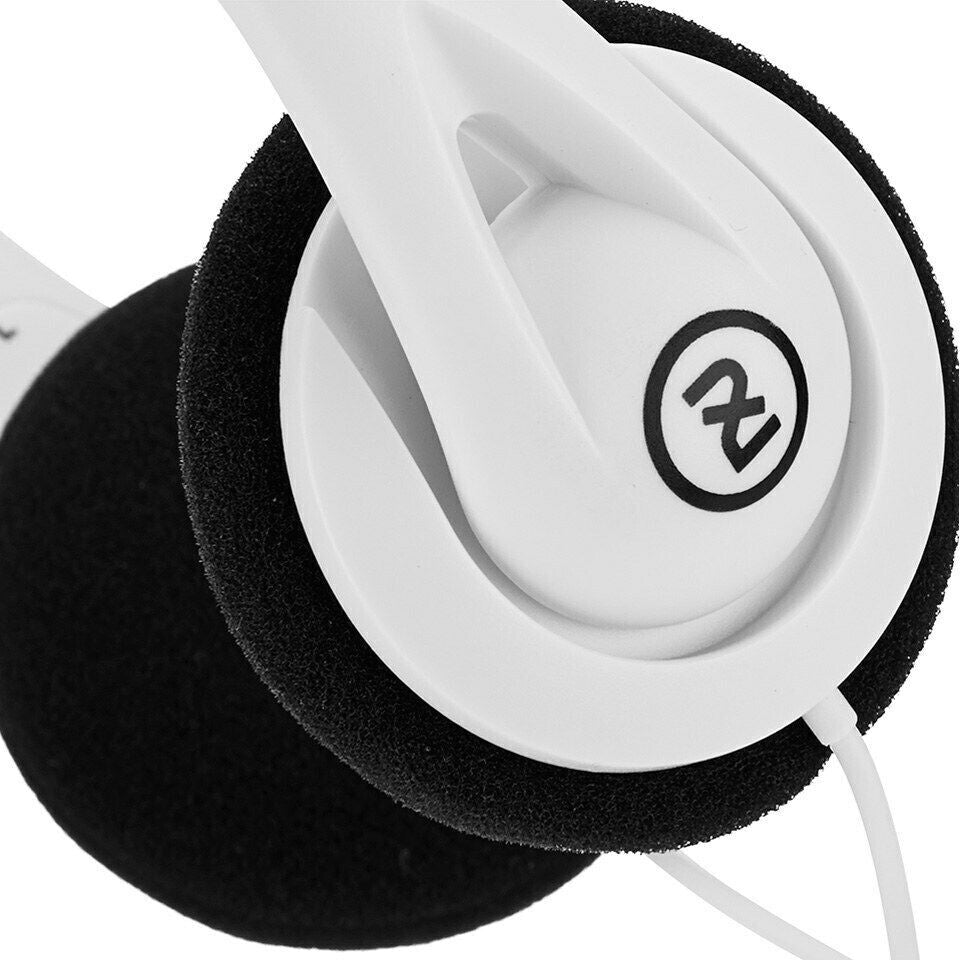Skullcandy Wired Lightweight Stereo Headphones 3.5mm On-Ear White iPhone/Android