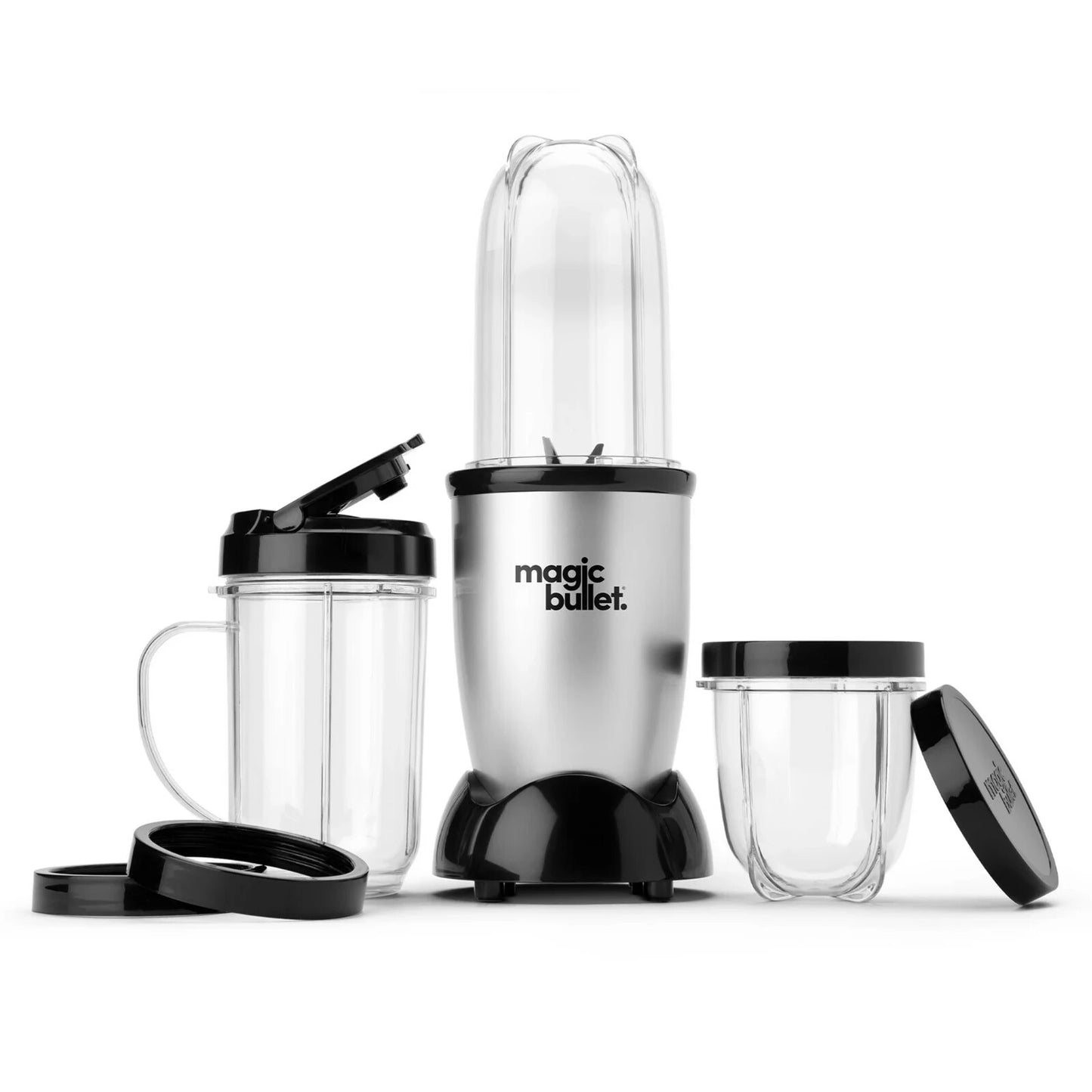 Nutribullet 0.6L Magic Bullet Blender 11 Piece Set - Silver