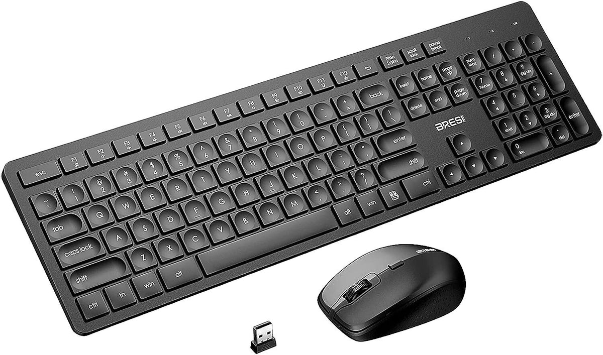 Wireless Keyboard and Mouse Set 2.4G Wireless Mouse and Keyboard US Layout USB