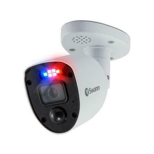 Swann DVR CCTV Kit 5680 8 Channel 4K UHD 2TB HDD Enforcer Warning Light 4 Camera