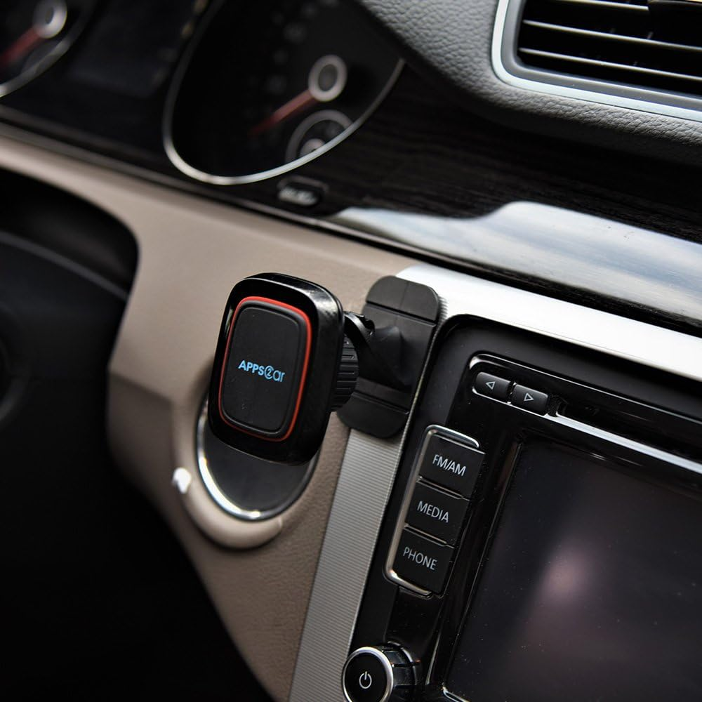 APPS2Car Magnetic Car Phone Holder 360° Rotating Dashboard Mount Universal