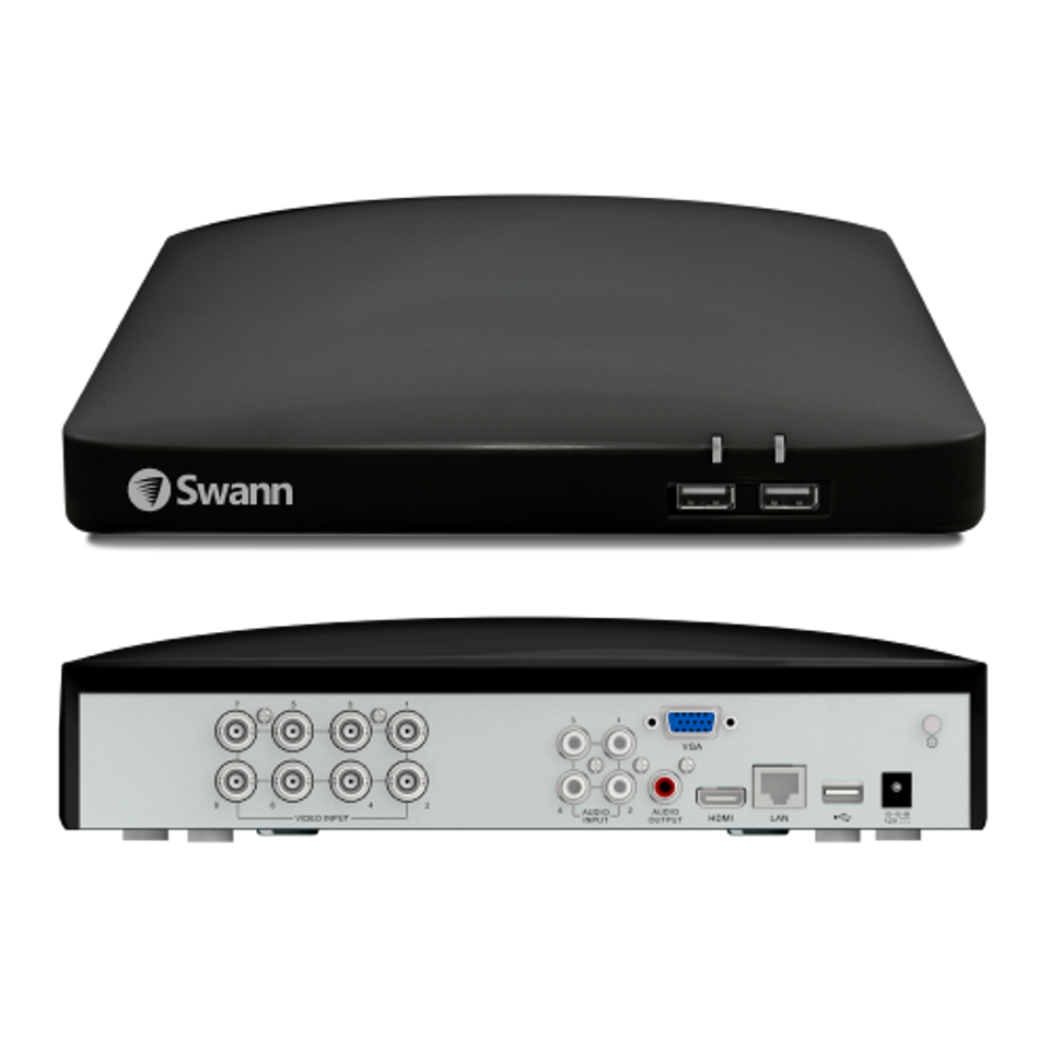 Swann DVR 8-5680 8 Channel 1TB Enforcer 4k Digital Video Recorder CCTV Security