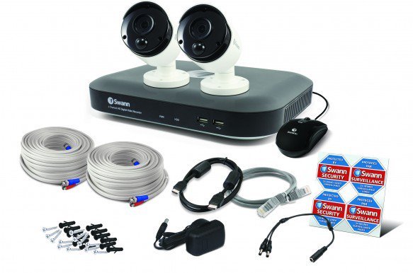 Swann DVR CCTV Kit DVR8 4780 8 Channel 2TB Super HD 3MP Thermal Sensing Cameras