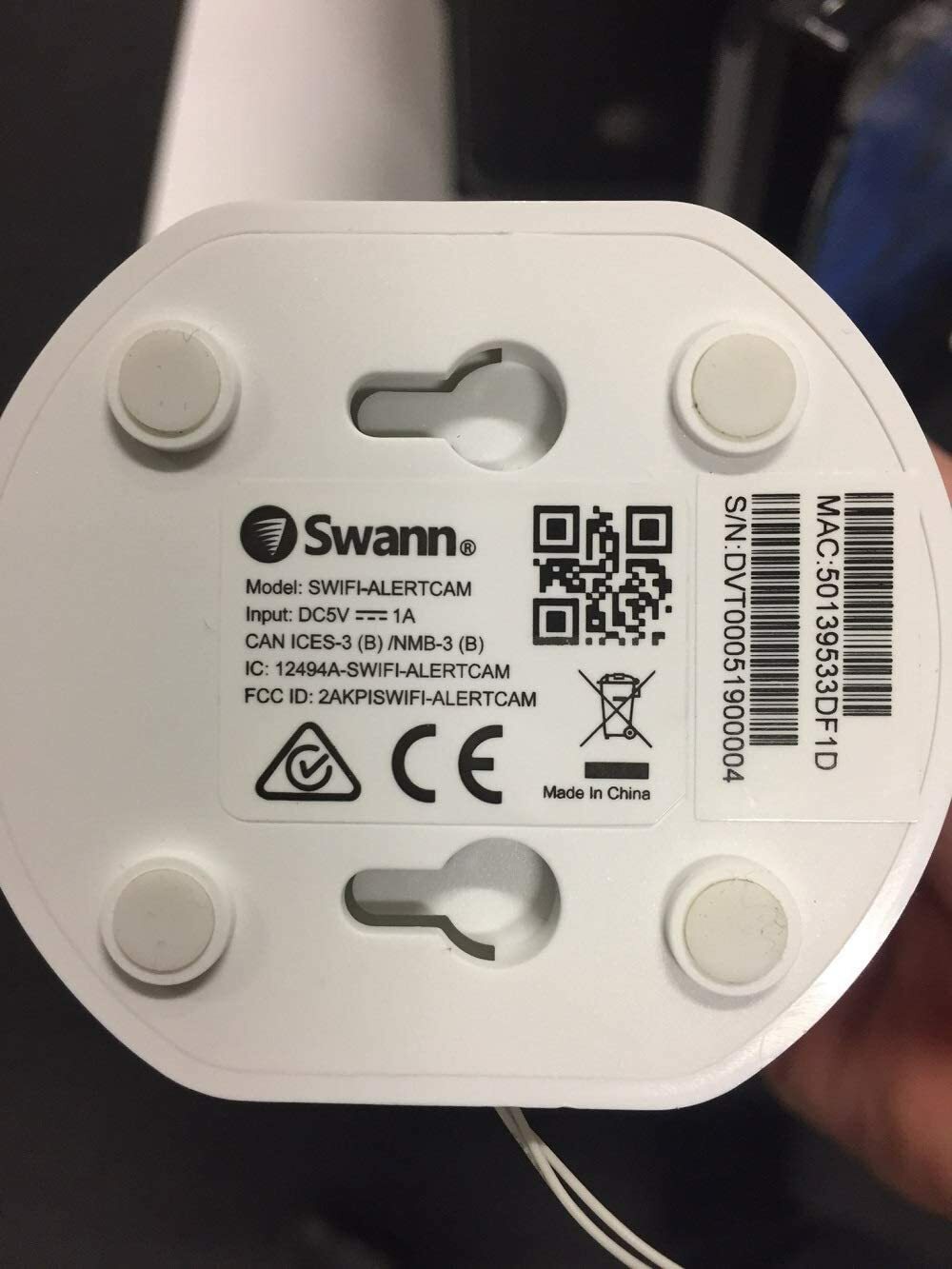 Swann Security Alert Indoor HD INDCAM Wi-Fi 1080p Night Vision Wireless 2-Way