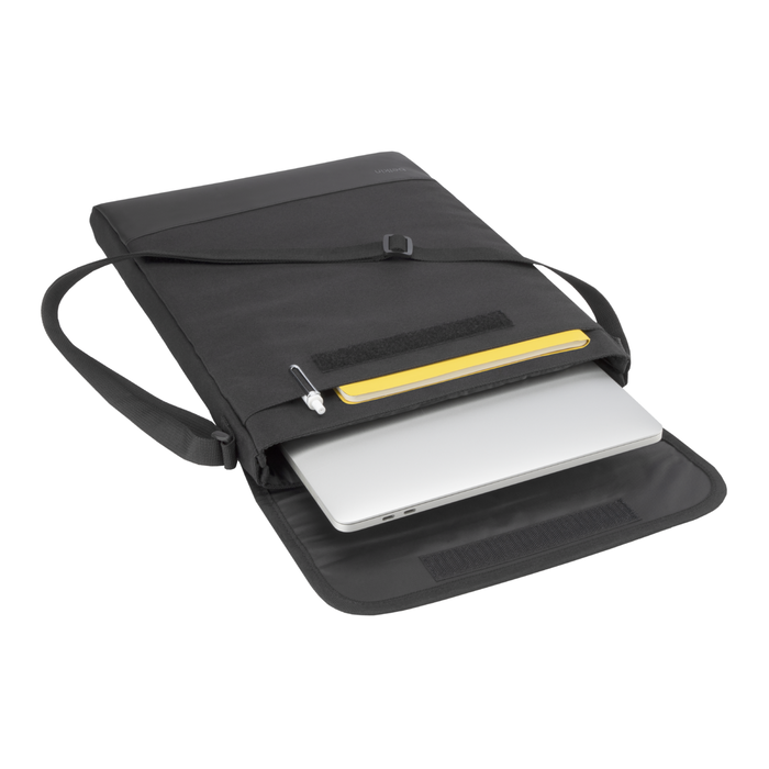 Belkin 14-15" Laptop Bag with Shoulder Strap – Fits MacBook, Dell, iPad – Black