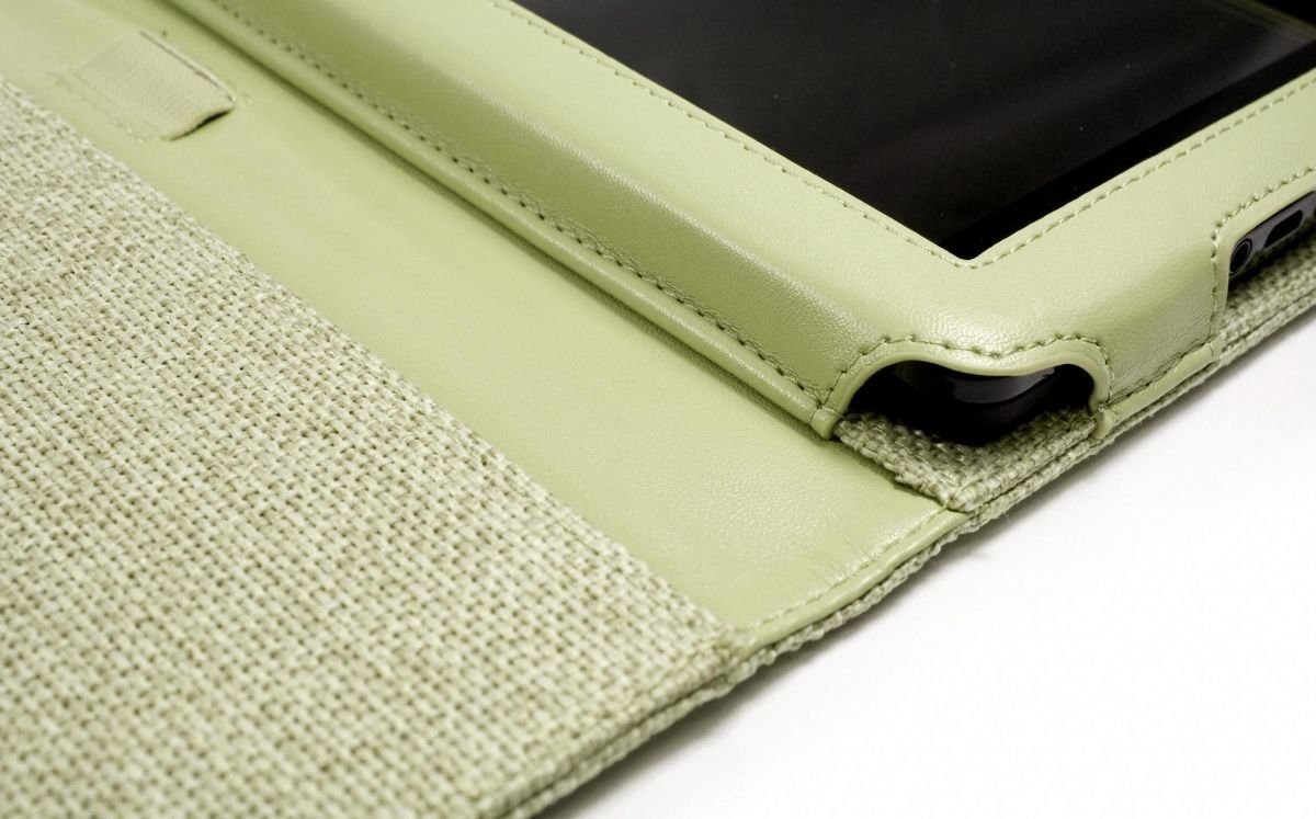 Amazon Kindle Fire 7" Tablet Premium Natural Hemp Safe Slim Stand Case Cover