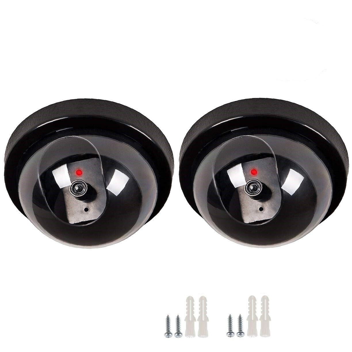 Dummy CCTV Bullet Cameras With Flashing LED Deter Crime For Indoor/Outdoor