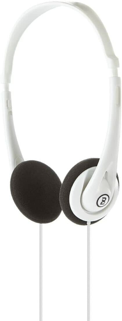 Skullcandy Wired Lightweight Stereo Headphones 3.5mm On-Ear White iPhone/Android