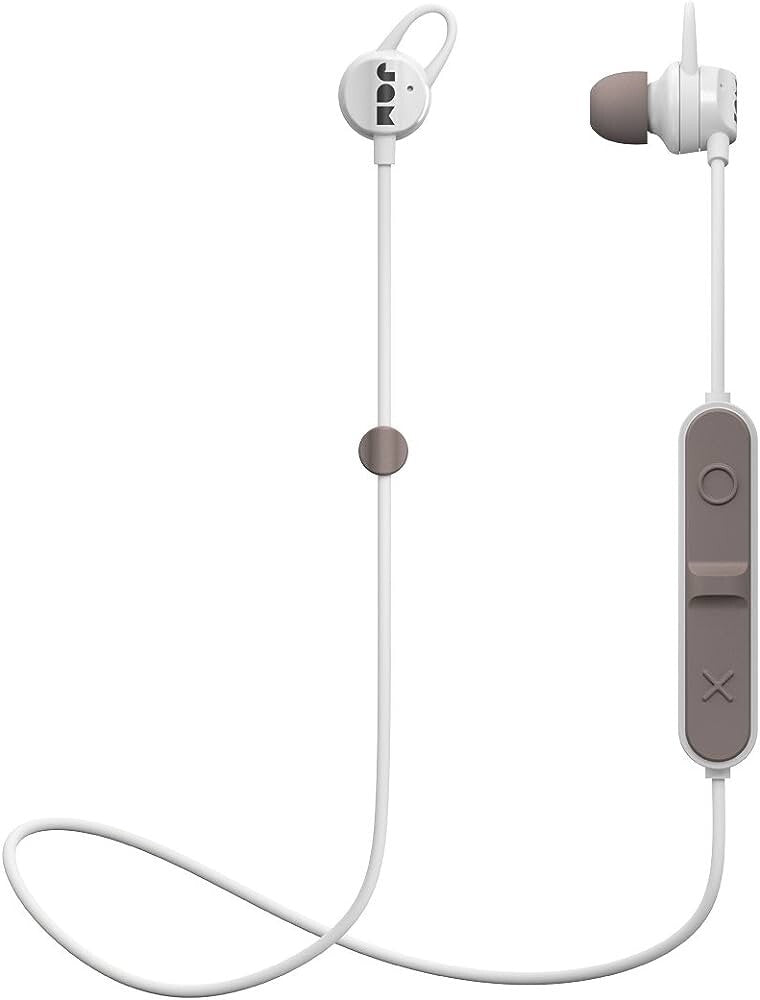 Jam Wireless Bluetooth 6 Hour Sport Sweat Resistant Lightweight - White & Grey