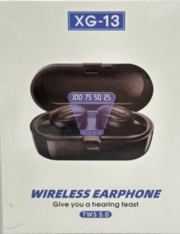 XG-13 Bluetooth 5.0 Wireless Earphones In Ear Stereo Headset Built in Mic