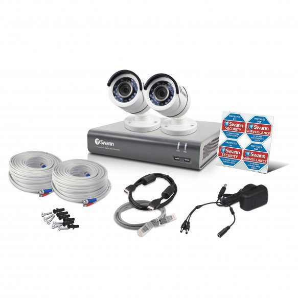 Swann CCTV Camera Kit DVR4 4575 4 Channel HD 1080p DVR 1TB SATA HDD PRO-T853