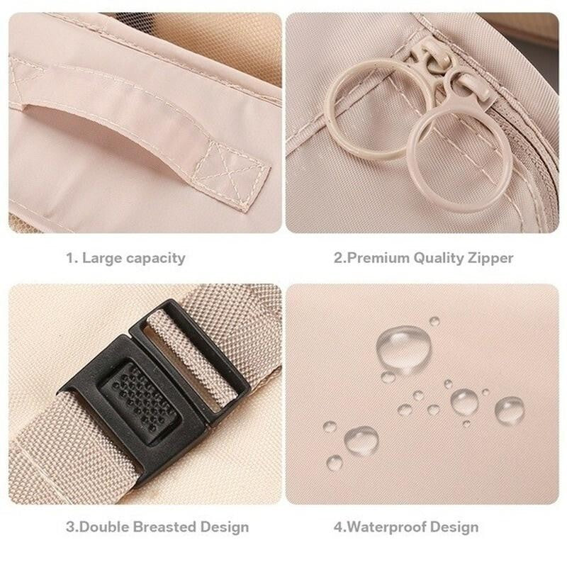 8 PCS Packing Cubes Luggage Storage Organiser Travel Compression Suitcase Bags