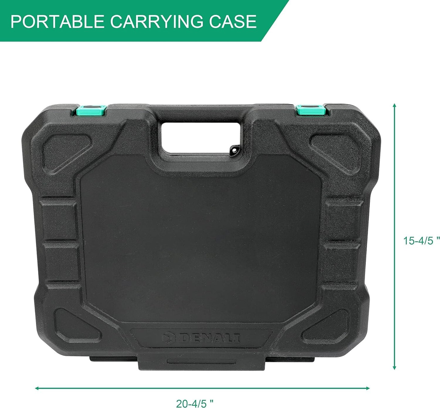 Denali 200-Piece All-Purpose Tool Kit and Socket Set,Carry Carrying Case Black