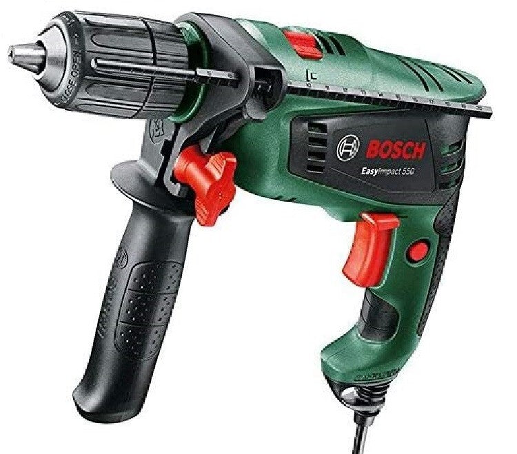 Bosch Green DIY 550 Mains Electric Hammer Drill 230v Heavy Duty New