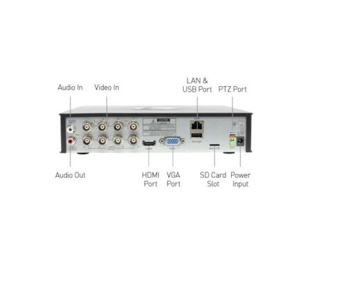 Swann DVR CCTV Kit DVR8 4575 8 Channel 2TB HDD 4x 1080MSFB Warning Light Cameras