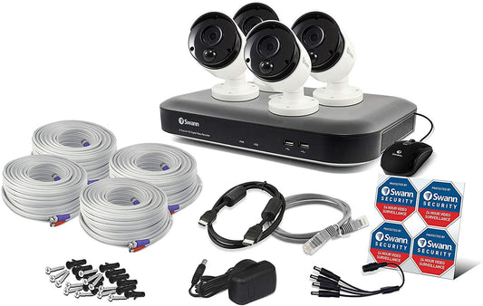 Swann CCTV Kit DVR8 5580 8 Channel Ultra HD 2TB HDD x4 Heat Sensing 3MP Cameras