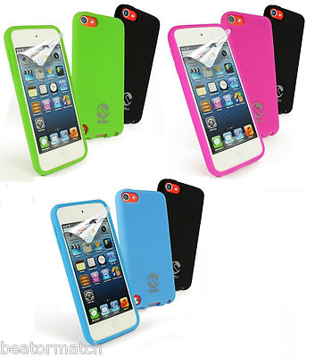 Tuf Luv For iPod Touch 5th Gen Case Silicone Ultra Slim Gel Cover 5th Generation