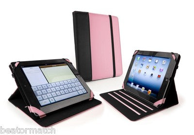 Tuff-Luv Slim-Stand Faux Leather Case Cover for Apple iPad 2/New iPad 3 C10_62