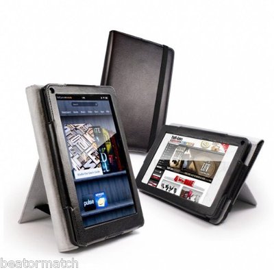 Tuff Luv Amazon Kindle Fire Tablet Universal Leather Stand Case Cover For 7 Inch