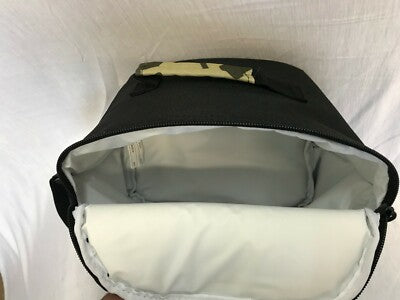 Kids School Pack Lunch Insulated Picnic Shoulder Strap Green