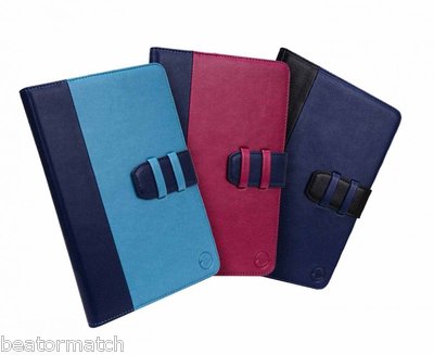 iPad Mini 1/2/3 Manhattan Faux Leather Sleep Wake Smart Case Kickstand Cover