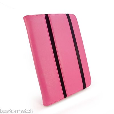 Tuff Luv Stasis Smart Case Stand iPad Mini Sleep Function Screen Clean Pad Pink