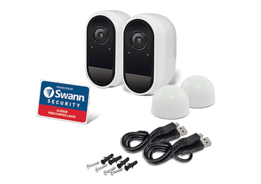 Swann SWIFI-CAMW 1080p HD Wire-Free Security Camera - Twin Pack