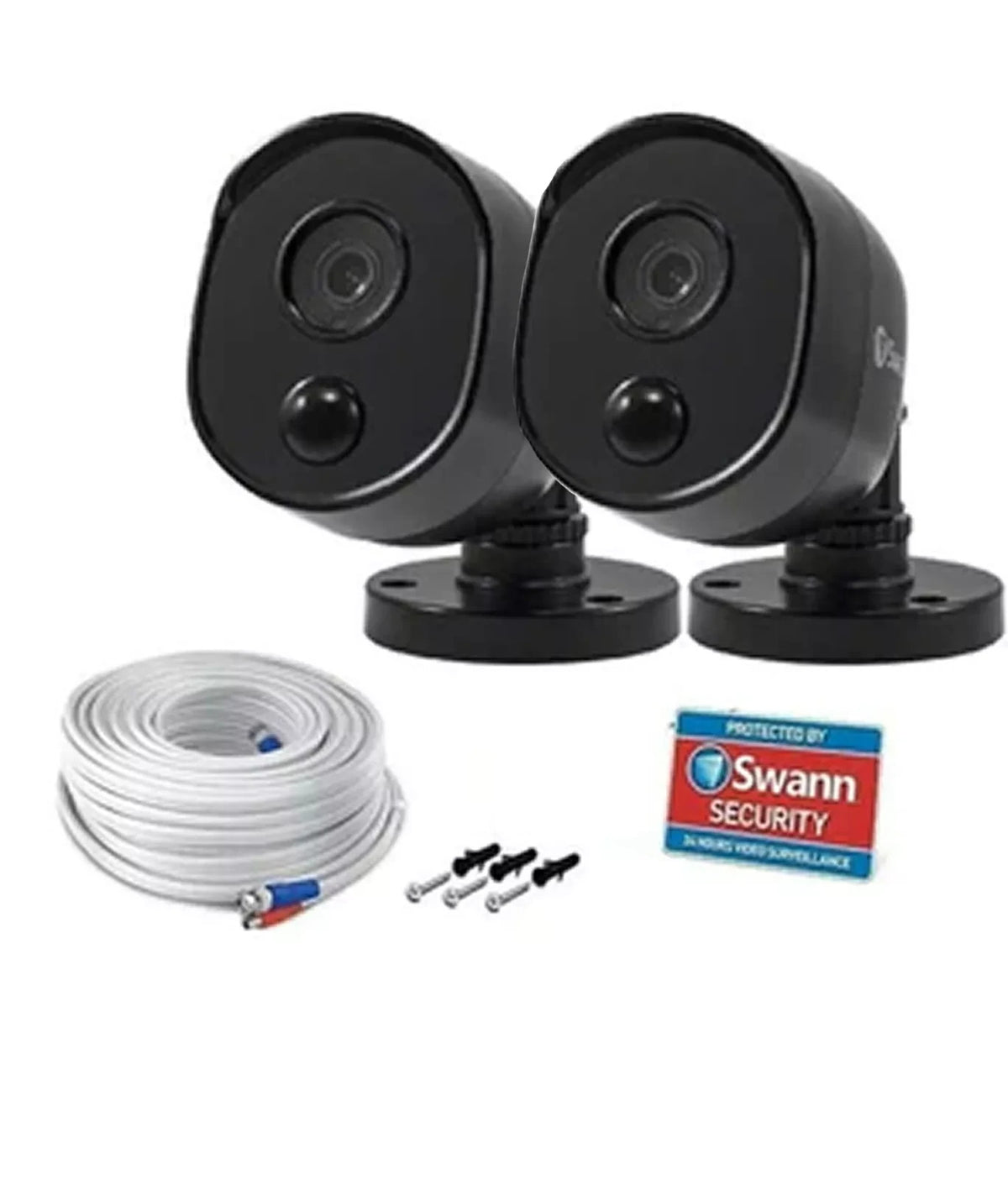 Swann DVR 4680 4 Channel 4x 1080p Black MSB HD Camera Heat Motion CCTV Kit