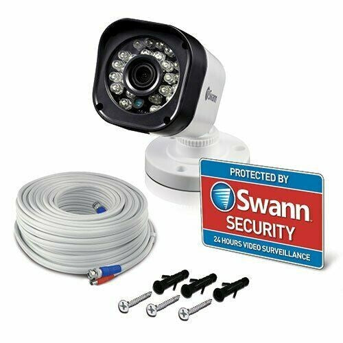Swann PRO-T835 CCTV Bullet Camera 720P Home Security TVI AHD CVBS IR Outdoor x1