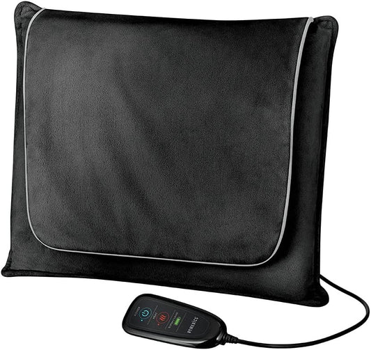 HoMedics Neck & Back Massage Muscle Therapy Wireless Cushion with Heat Nodes
