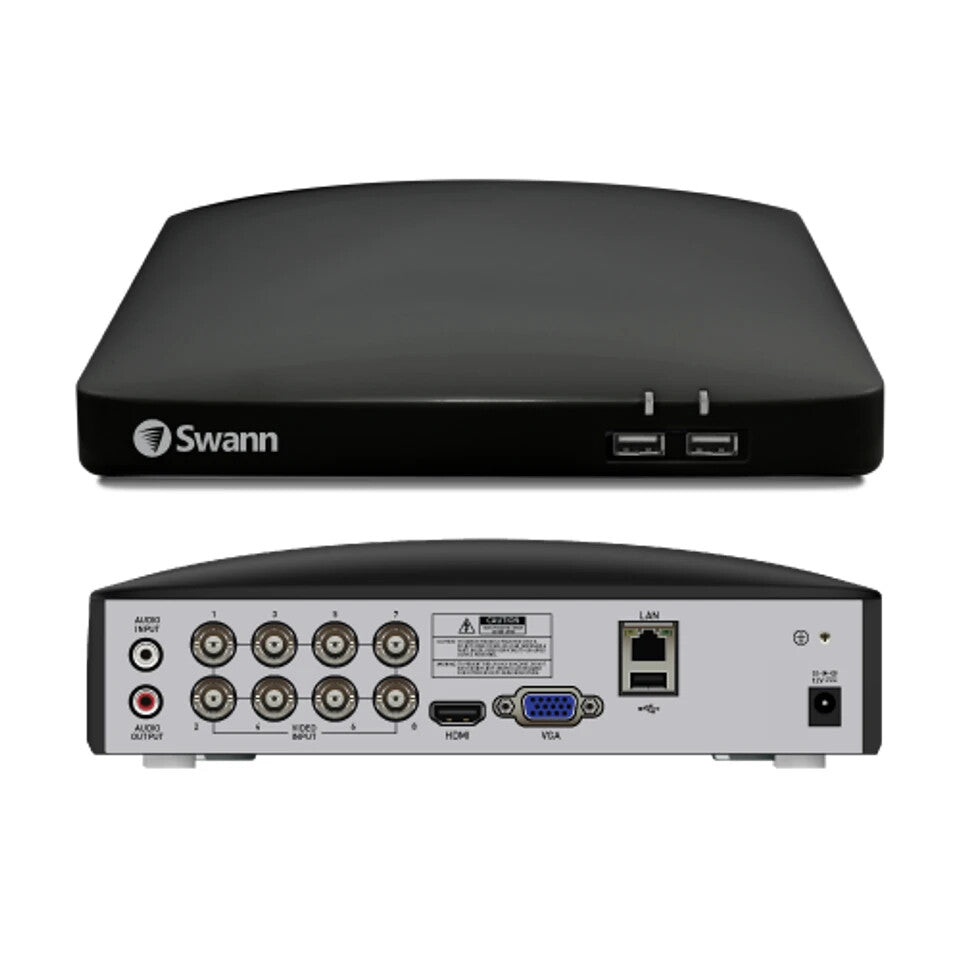 Swann DVR CCTV Recorder DVR8 4680 8 Channel HD 1080p AHD TVI 2TB HDD HDMI VGA