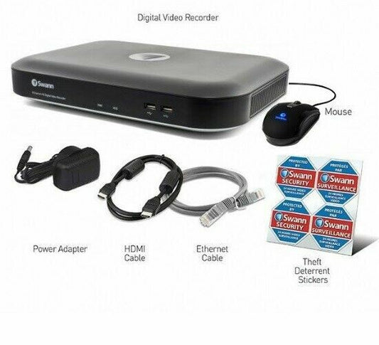 Swann DVR CCTV Recorder DVR4 5580 4 Channel 4K Ultra HD AHD 1TB HDD HDMI BNC